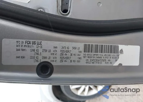 2017 Dodge Journey Sxt z USA, uszkodzony, nr VIN 3C4PDCBGXHT576076